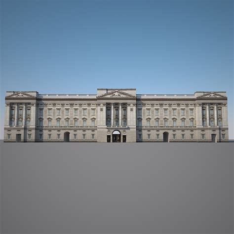 Buckingham Palace 3d Model 49 Max Free3d