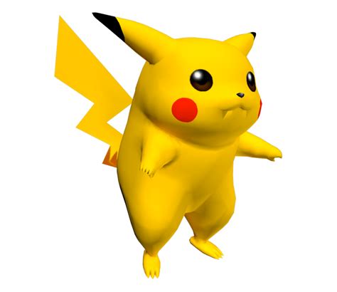 Gamecube Super Smash Bros Melee Pikachu The Models Resource