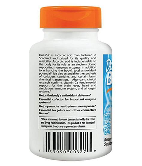 Best vitamin c supplement brand in india. Doctor's Best Vitamin C with Quali-C Capsule 1 mg: Buy ...