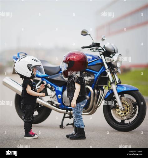 Bikers Portrait Leather Hi Res Stock Photography And Images Alamy