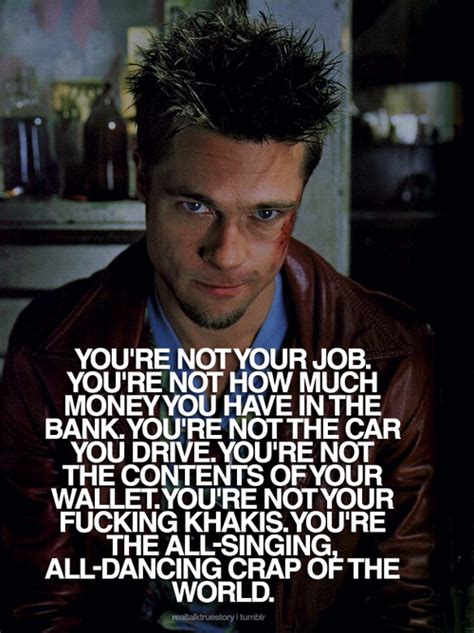 Fight Club Fight Club Quotes Club Quote Tyler Durden Fight Club