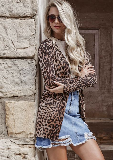 How To Style A Leopard Cardigan Leopard Print Cardigan Leopard