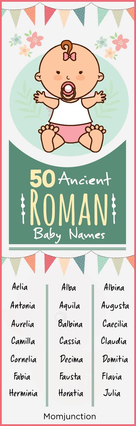 60 Ancient Roman Baby Names For Girls And Boys Baby Girl Names Most