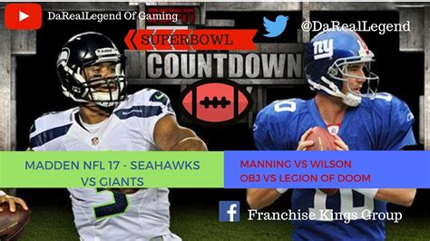 Justin casterline and mitchell leff / getty images). Madden NFL 17 - Seahawks Vs Giants - OT Victory ...