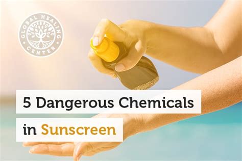5 Dangerous Chemicals In Sunscreen