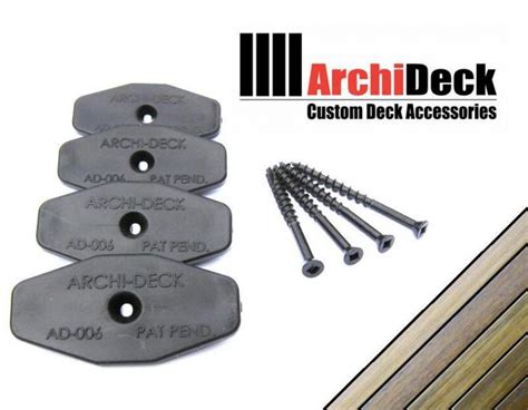 Buy Online Archideck Hidden Decking Fasteners For Timber Or Steel