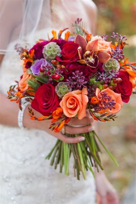 ️ 50 Fall Wedding Bouquets For Autumn Brides Hi Miss Puff