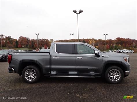 Test drive this used pacific blue metallic 2021 gmc sierra 3500hd & experience the beck and masten buick gmc north difference today. 2021 Satin Steel Metallic GMC Sierra 1500 SLT Crew Cab 4WD #139991475 Photo #4 | GTCarLot.com ...