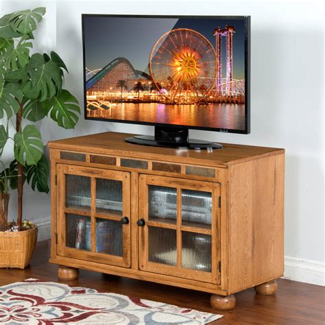 Sunny Designs Sedona Tv Console Rustic Oak