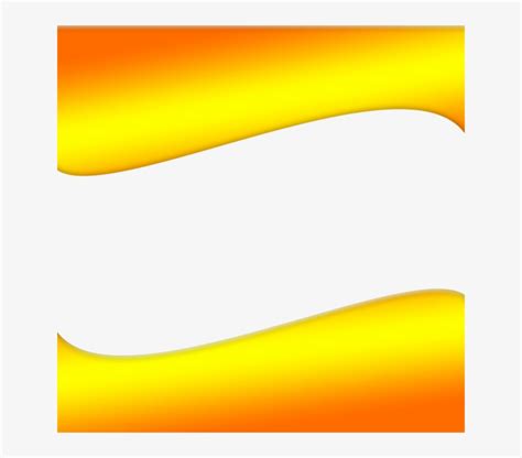 Vector Dynamic Wave Banner Free Png And Vector Yellow Transparent