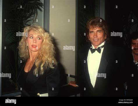Los Angeles Ca February 13 L R Cindy Landon And Husband Actor