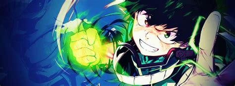 Anime My Hero Academia Deku The Future Symbol Of Peace Facebook Cover