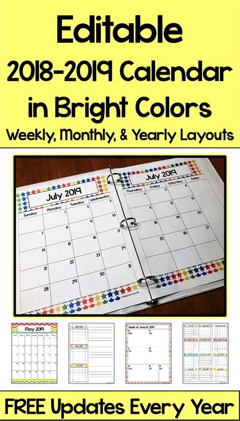 Get free monthly printable calendars in pdf, word, excel & png formats. 2020-2021 Calendar Printable and Editable with FREE ...