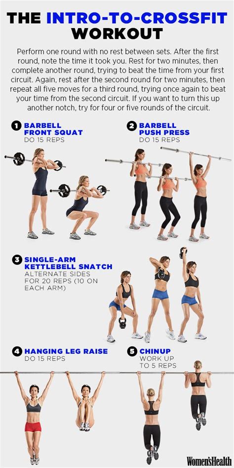 A 5 Move Intro To Crossfit Workout Easy Workouts Health Magazine