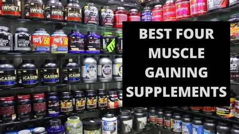 Muscle Gaining Supplements Top Four Muscle Building Supplements