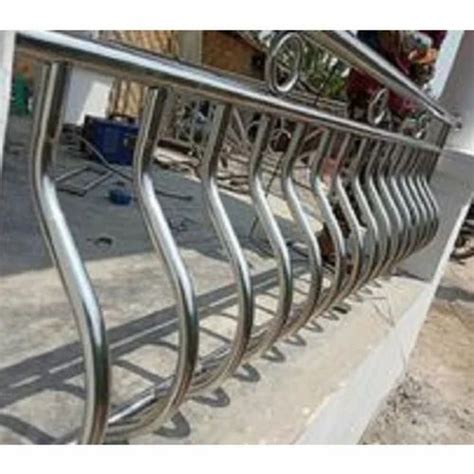 Silver 304 Stainless Steel Balcony Railing For Home At Rs 500kg In Howrah