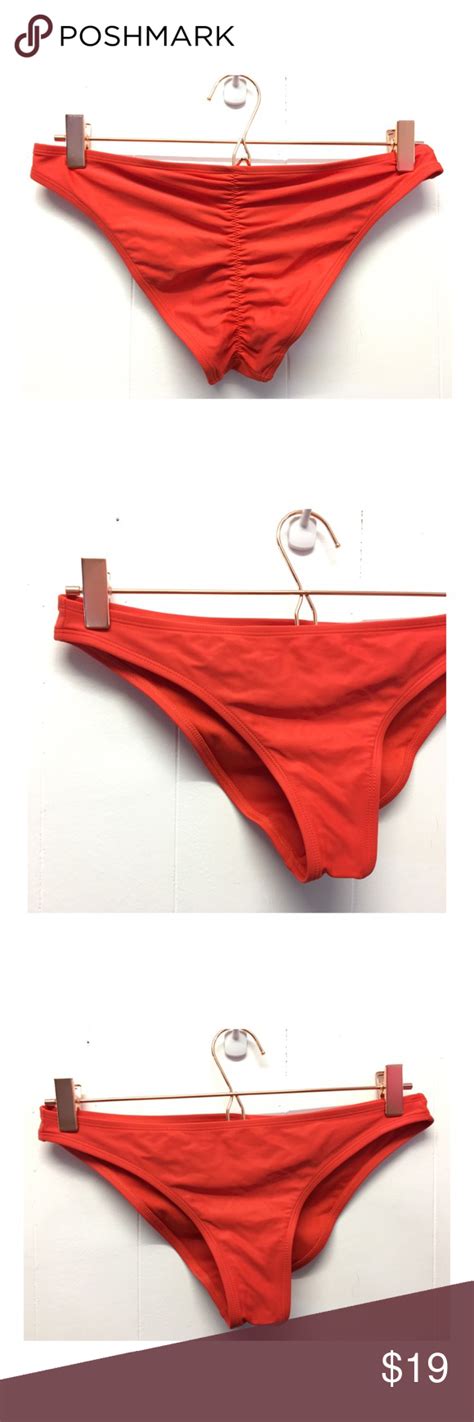 Bright Red Scrunched Cheeky Bikini Bottoms Target Cheeky Bikini