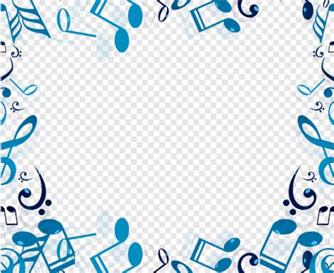 Music Border Musical Note Border Design Hd Png Download 588x481