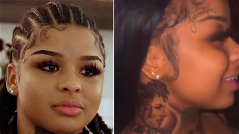 Cheisean Rock Gets Her 7th Tattoo Of Blueface On Her🤣😭🤦🏽 Youtube