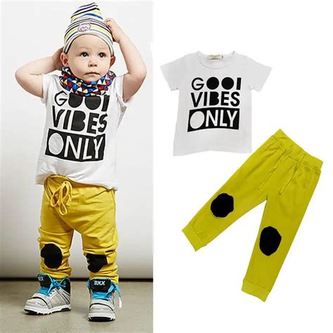 New 2pcs Summer Casual Toddler Children Clothing Set Cotton Kids Suit