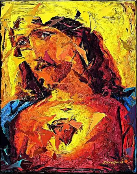 Abstract Jesus Painting At Explore Collection Of