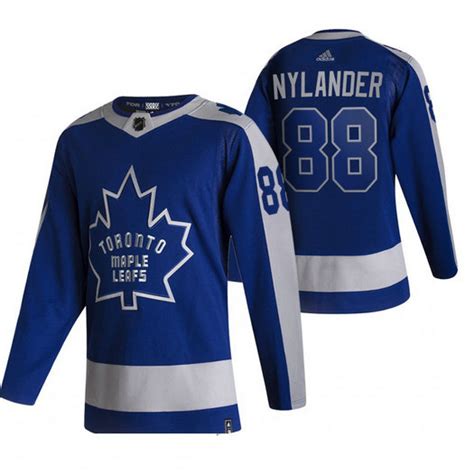 That is my favourite leaf jersey all time despite the asymmetrical wording in the logo. Toronto Maple Leafs #88 William Nylander Blue Men's Adidas ...
