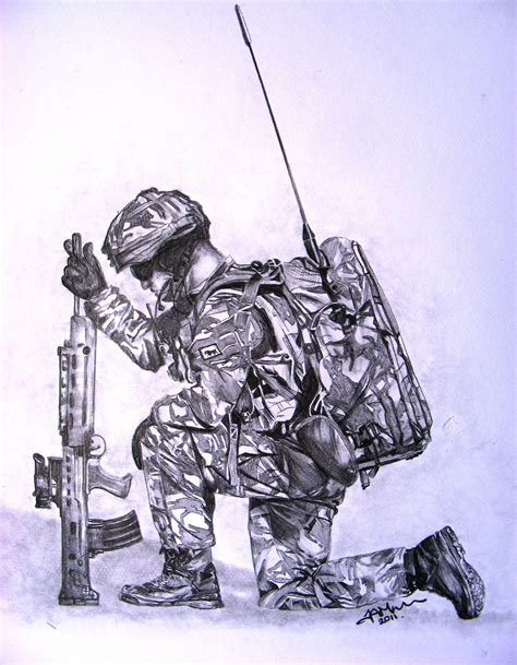 Drawings Of The British Armed Forces