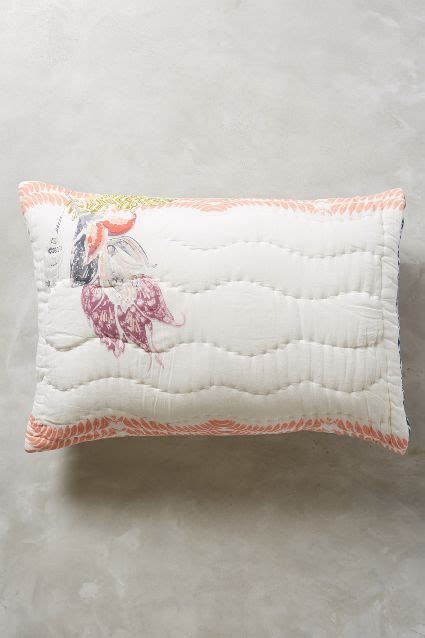 Woodblock Floral Standard Pillowcase Floral Pillowcase Anthropologie