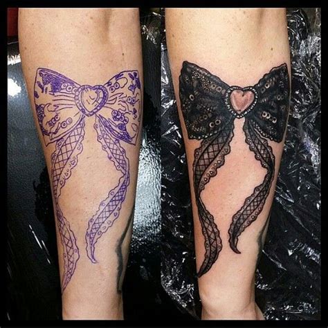 Perfect Lace Bow Tattoo 🎀👌 Lace Bow Tattoos Lace Tattoo Feather