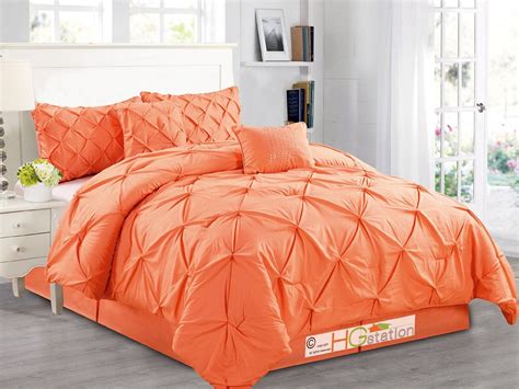 Orange Comforter Set Comfort