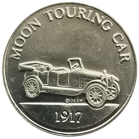Jeton - Sunoco Antique Car Coin Series 2 (Moon Touring Car; Instant