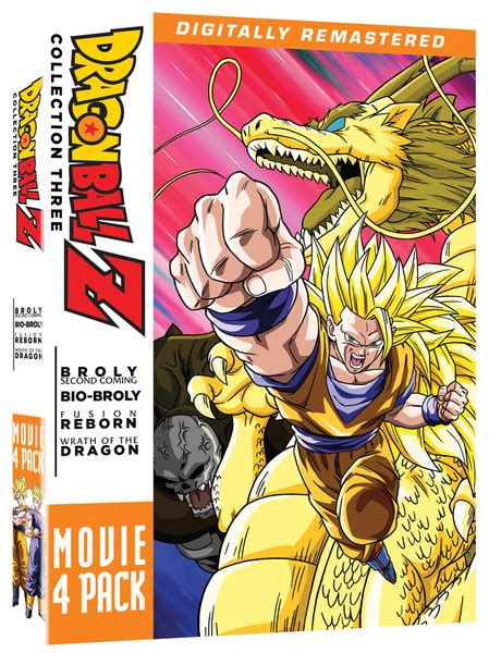 This is a list of home video releases of the japanese anime series dragon ball z. Dragon Ball Z Movie Collection 3 DVD