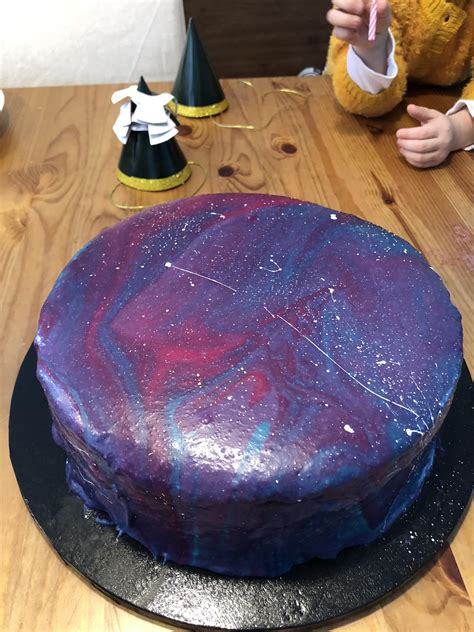 First Attempt At Galaxy Cake Rbaking