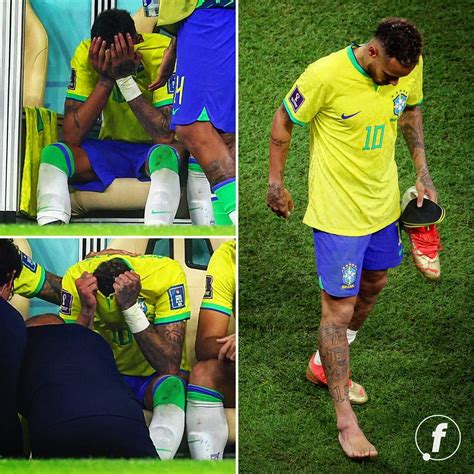 Football fr on Twitter Le Brésil sinquiète pour Neymar touché à