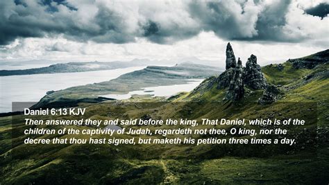 Daniel 613 Kjv Desktop Wallpaper Then Answered They And Said Before