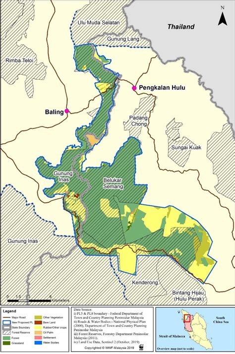 Map Showing Forest Reserves And Forested Area Within The Proposed