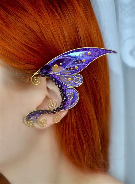 Fairy Ear Cuffs Elf Ear Cuffs No Piercing Elven Ear Wraps Etsy Aros