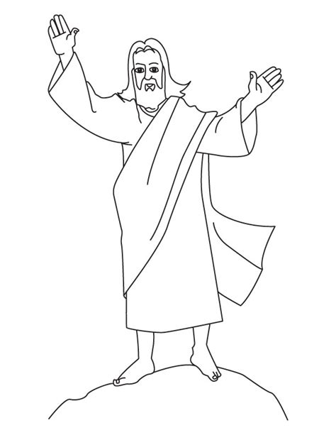 Simple Jesus Drawing At Getdrawings Free Download