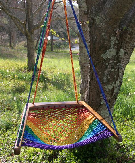 Oakweave Hanging Chair Rainbow