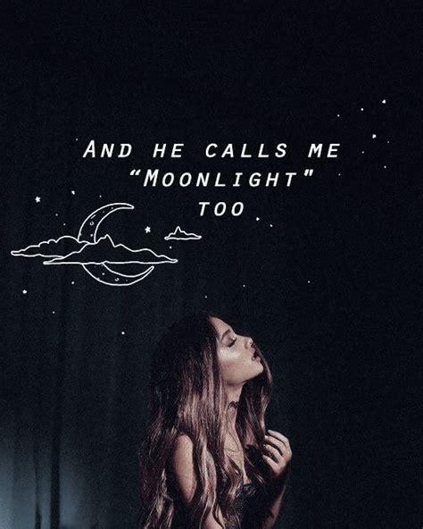 Lyrics to 'moonlight' by ariana grande. Wallpapers - Ariana Grande | Ariana grande songs, Ariana ...
