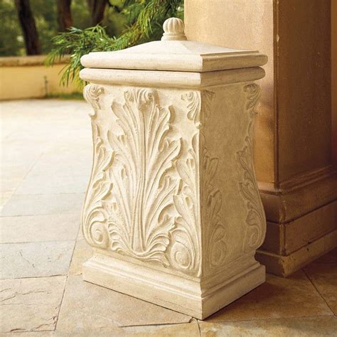 All of our plastic outdoor patio trash cans are offered at the lowest prices with the highest of quality. Decorative Trash Cans Outdoor Patio (With images) | Outdoor trash cans, Kitchen trash cans ...