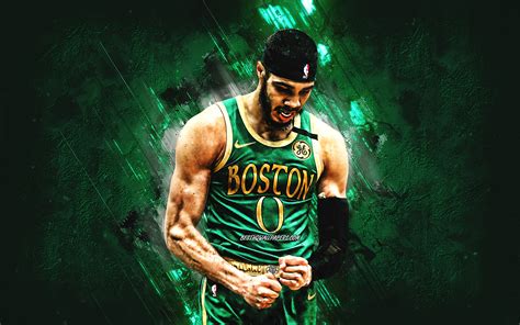 Download Wallpapers Jayson Tatum Boston Celtics National Basketball
