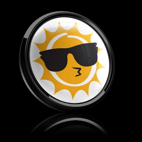 Dome Badge Emoji Sunglasses Whistle