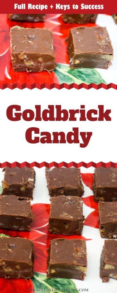 Gold Brick Candy The Best Homemade Fudge Grace Like Rain Blog