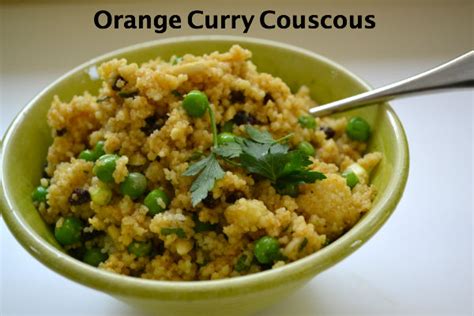 This lemony cucumber couscous salad is so fast, so easy, and so refreshing! Orange Curry Couscous - Eat at Home