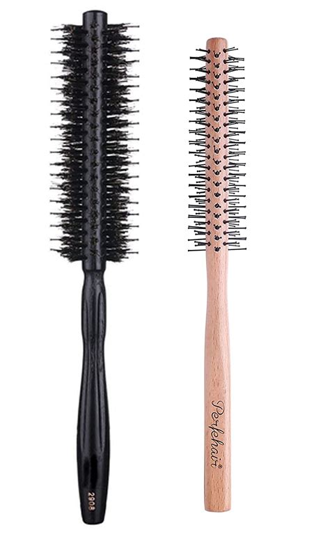 Amazon Com Small Round Brush Inch Nylon Boar Bristles Round Hair