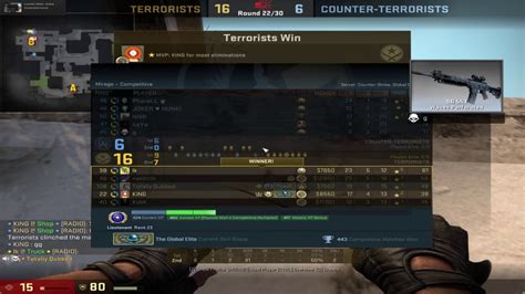 Csgo Getting The Global Elite Rank In Competitive Matchmaking By