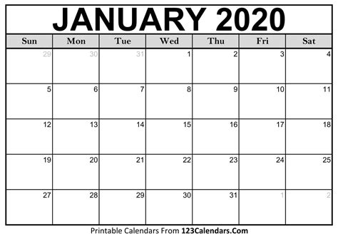 Printable Calendars Large Numbers Calendar Printables Free Blank