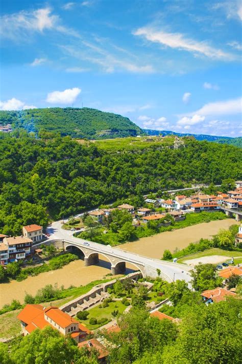 A Beautiful View Of The Fortress Of Veliko Tarnovo Bulgaria On A