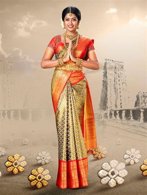 Vivaha Goddess Pure Kanchipuram Silk Saree Indian Fashion Saree Pure Silk Sarees Silk Sarees